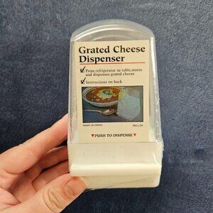 4.5" Vintage‎ Grated Cheese Dispenser - NEW, sealed